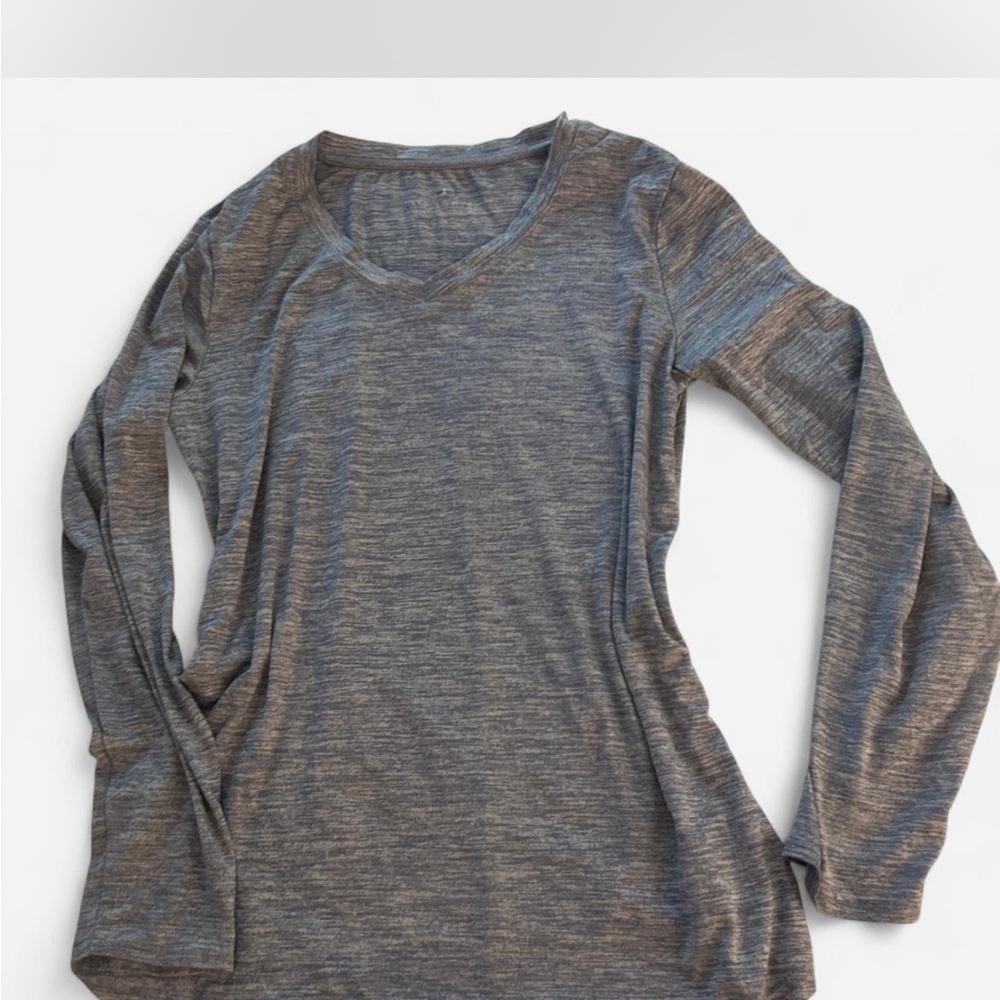 Gray Long Sleeve Women's Top